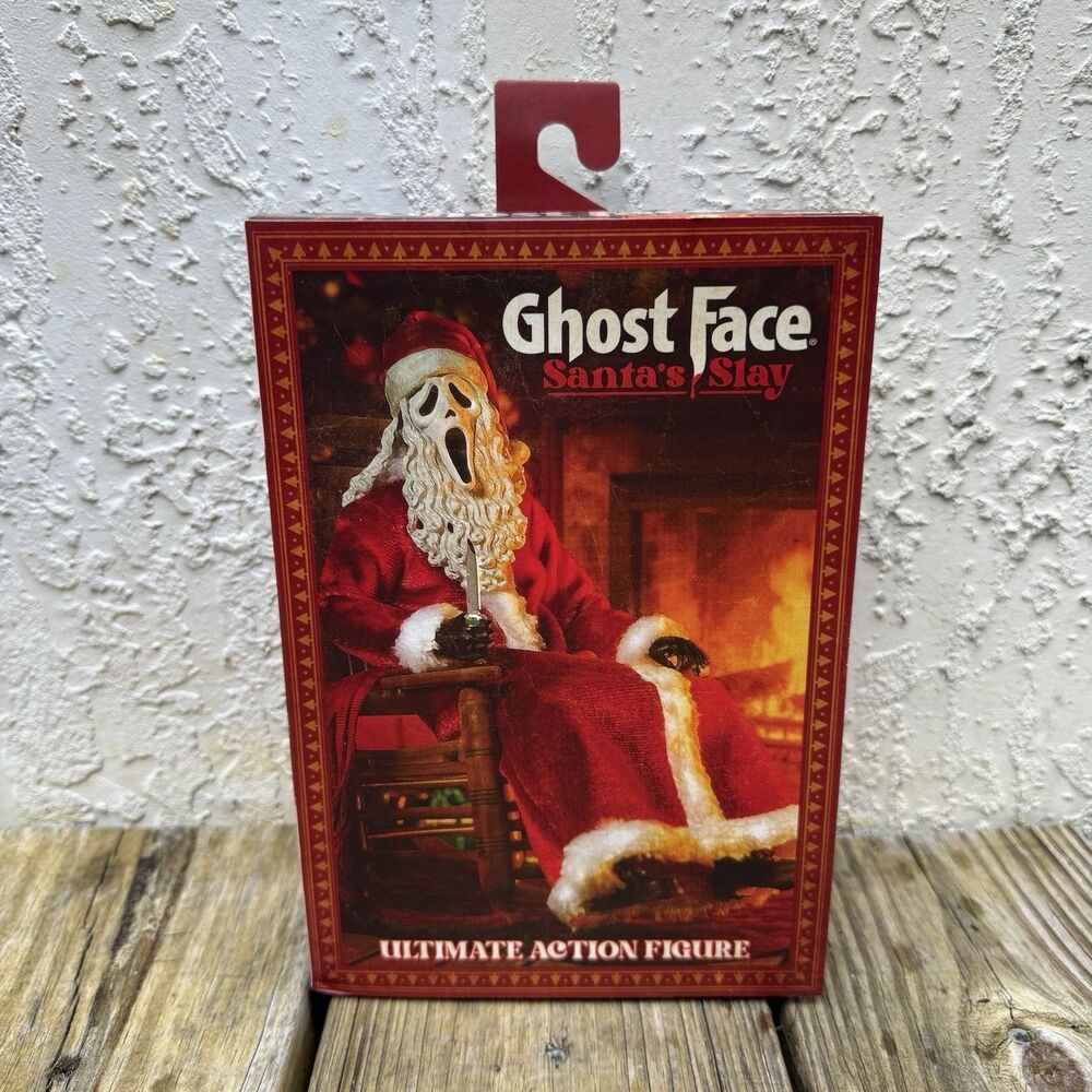 NECA Ghost Face Santa's Slay Ultimate Action Figure Christmas Horror Scream New